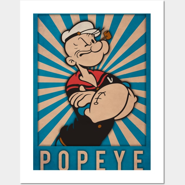 Popeye Wall Art by Durro